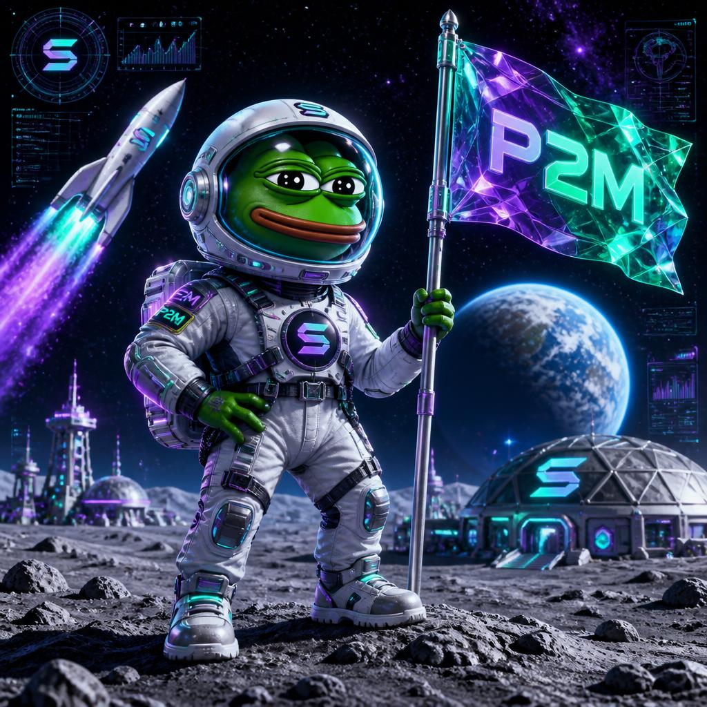 Pepe2Moon Astronaut Mascot